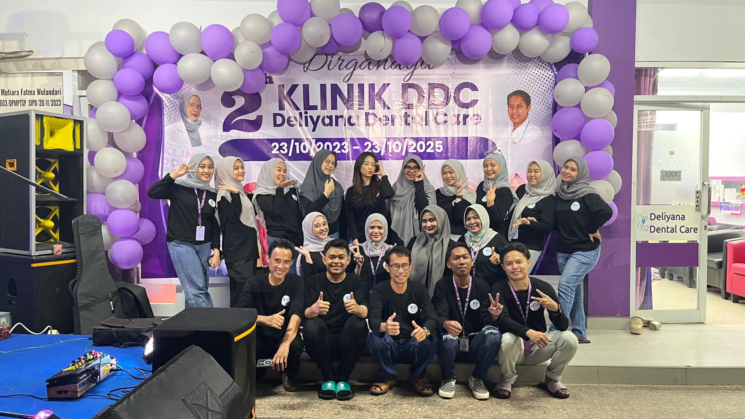 Meriah, Klinik Deliyana Dental Care Rayakan HUT ke-2 dengan Konser dan Penghargaan